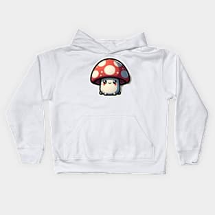 mushrooms sticker Kids Hoodie